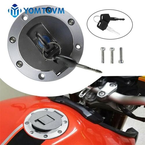 Jeu De Clés De Verrouillage De Couvercle De Capuchon De Gaz De Carburant Pour Yamaha Fzr Yzf 250/450/600/750