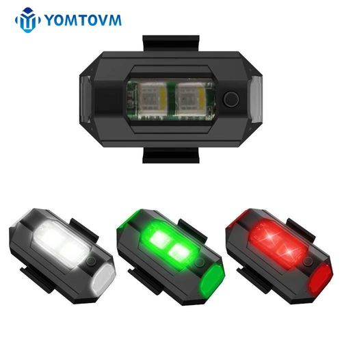 Mini Feux Clignotants Pour Motos, Feux De Croisière D'avertissement Pour Moteur, Lampe Led Modifiée, 3 Couleurs, 3 Motifs, Accessoires De Lampes Stroboscopiques