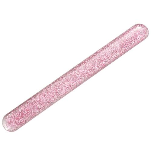 Lime À Ongles En Verre Cristal, Mini Bloc De Tampons Nano Avec Étui Portable Pour Ongles Naturels 