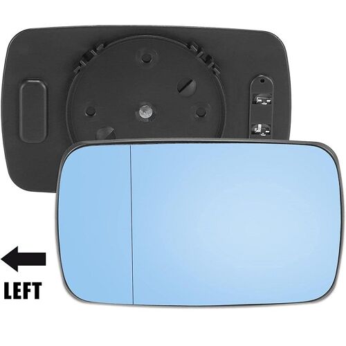 Lentille De Vue Arrière Gauche Droite, Rétroviseur Fendu En Verre Chauffant, Bleu, Adapté À La Bmw E46 99-05 Sedan 51168250438