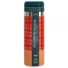Poudre De Douche Warana Et Palo Santo Bio - Tonifiante Et Exfoliante 50 G - Guayapi 