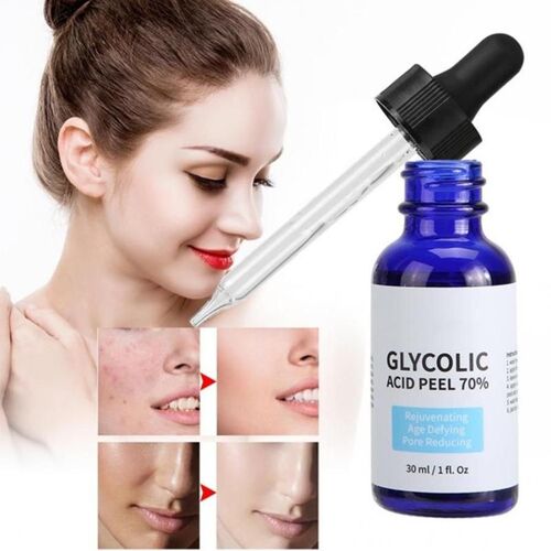Solution Réparatrice De Peeling À L'acide Glycolique, Rétrécissement Des Pores, Éclaircit La Peau, Équilibre Des Couleurs, Eau Et Huile, Améliore L'acné, Nourrissant Pour La Peau 