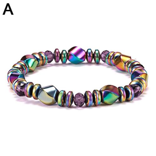 Bracelet De Cheville En Pierre Magnétique Noire, Accessoire Pour Réduire Le Poids, Thérapie, Soins, Perte De Poids, Hommes Et Femmes, N2d4 