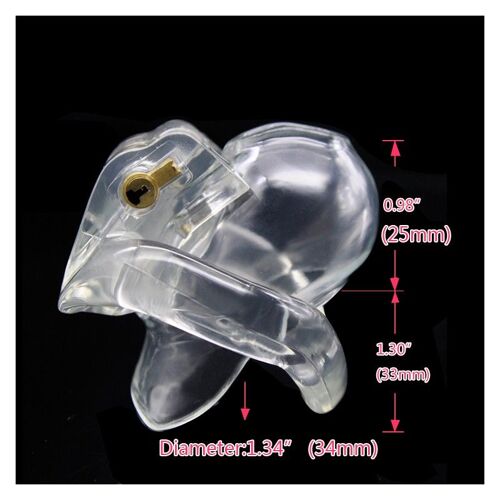 Minimal Ht V3 - Cage De Chasteté Silicone - 4 Anneaux