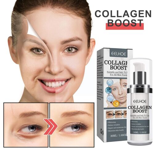Sérum Anti-Vieillissement Au Collagène, Acide Hyaluronique Bleu Pur, Anti-Rides, Hydratant, Anti-Huile, Blanchissant, Pour Le Visage, 30ml, O4j6 