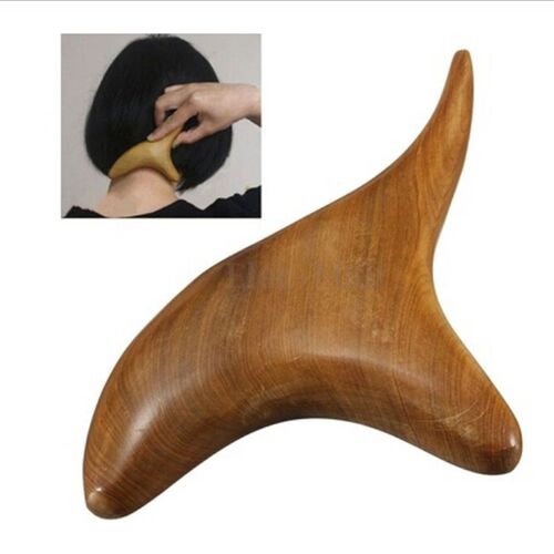 Cône De Massage Lymphatique En Bois À Camphre, Bâton De Massage Lymphatique En Bois, Planche Gua Sha, Stylo D'acupuncture 