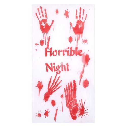 Rideau de gaze de sang pour Halloween, rideau de gaze, utilisé pour la décoration d'horreur de maison d'halloween, fête à thème de Zombie