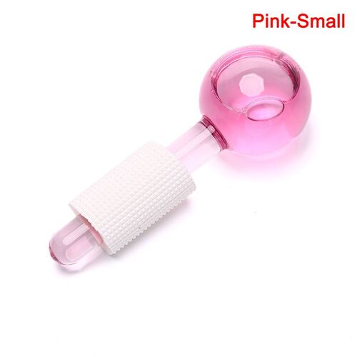 Rouleau De Massage Facial En Cristal, Boule De Glace Pour Les Yeux, Soin De La Peau 