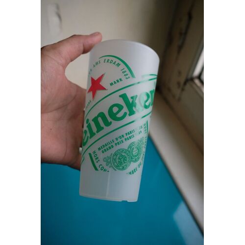 Verre Gobelet Pub Reutilisable Plastique Original Design Heineiken Bière 50cl