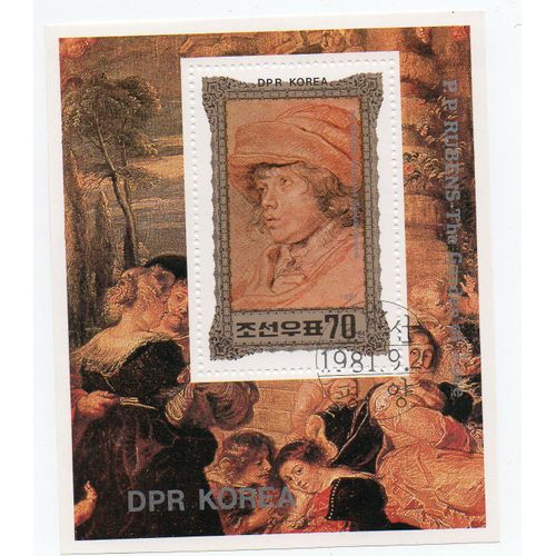 Corée- Bloc Feuillet Oblitéré- Tableau De Rubens