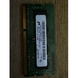 MEMOIREPC PORTABLE MICRON DDR3 / 2GB 1Rx8 PC3 - 10600S - 9 - 11 - B1