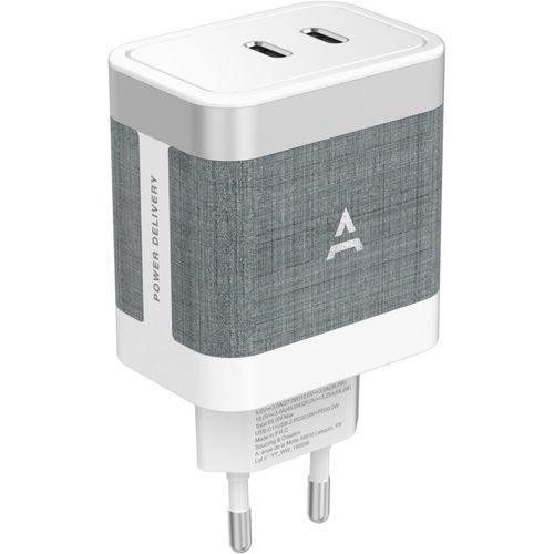 Chargeur secteur ADEQWAT 2 USB-C 65W