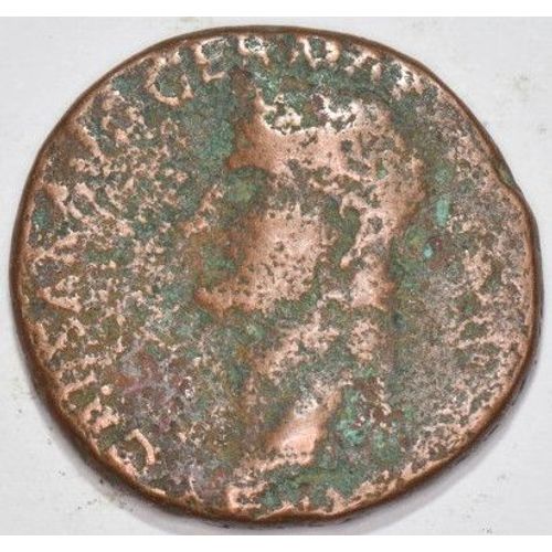 Rome - Caligula - A/ C Caesar Avg Germanicvs [...] R/ Vesta (Vesta Assise À Gauche Tenant Une Patère Et Un Sceptre - U025