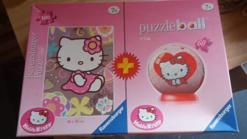 Puzzle 100 Pièces + Puzzleball 60p Hellokitty
