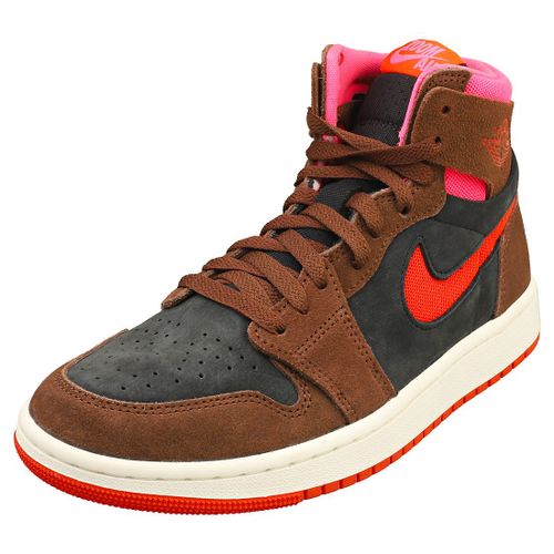 Chaussures Nike Air Jordan 1 Zm Noir Brun Baskets Fashion