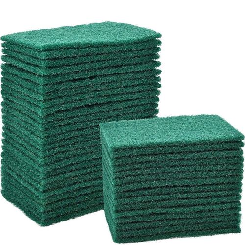 Tampons à récurer pour la cuisine,élimination de l'huile,tampons pour Pot à vaisselle,sans rayures,polyvalents,réutilisables,nettoyage de la vaisselle - Type Green-10PCS #A