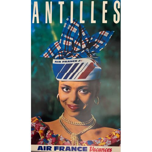 Air France - Antilles - Affiche 60x100cm