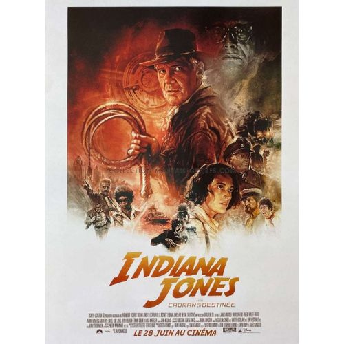 Indiana Jones - Affiche De Cinéma Originale - 2023 - Le Cadran De La Destinée - Taille : 40x60cm