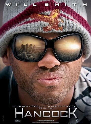 Hancock - Affiche De Cinéma Originale - 2008 - Will Smith - Taille : 120x160cm
