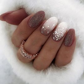 Kal-24 Pièces Noël Faux Ongles Court Amande Naturel Ongles À Coller Rouge Blanc Dégradé Press On Nails Acrylique Pleine Couverture Ovale Faux Ongles Autocollants Pour Femmes Et Filles 