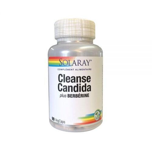Cleanse Candida Plus Berbérine - Candidose 90 Capsules - Solaray 