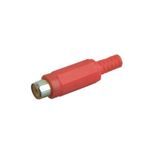 Jeu de 2 connecteurs RCA Electro DH coaxial femelle. Couleurs Noir et Rouge 10.589/N+R/BT 8430552099733