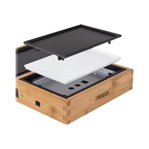 Princess 104020 Dinner4two Pure - Grill pour teppanyaki -électrique - 287 cm ² - bois