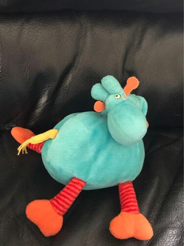 Girafe Ikea Doudou Musical Bleu Et Orange