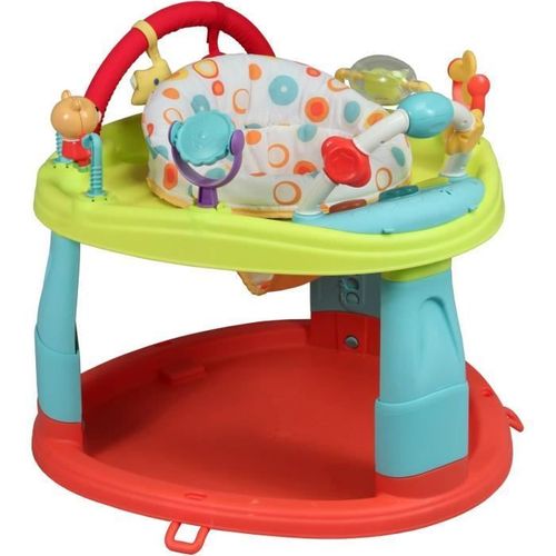 Base D'Activités - Bambisol - 3 Hauteurs D'Assise - Activités Ludiques - Multicouleurs