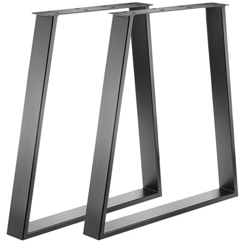 Pieds Rectangulaire De Table En Acier 700 X 85 X 730 Mm 2-Pack