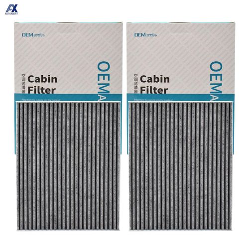 2 Filtres À Air De Cabine De Voiture Au Charbon Actif, Pour Hyundai Tucson Jm Ix35 Lm El Kia Sorento Jc Sportage Sl Je Km