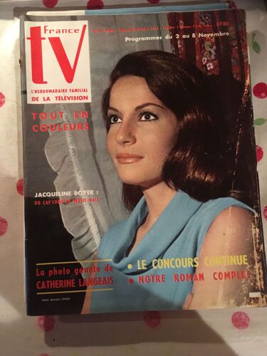 Tv France N° 83 Jacqueline Boyer Catherine Langeais
