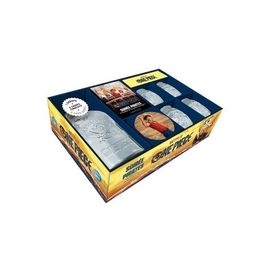 One Piece - Soirée Pirates ! - Coffret Avec 1 Bouteille, 1 Livret De Recettes De Mocktails, 4 Verres Tonneaux En Verre, 5 Sous-Verres