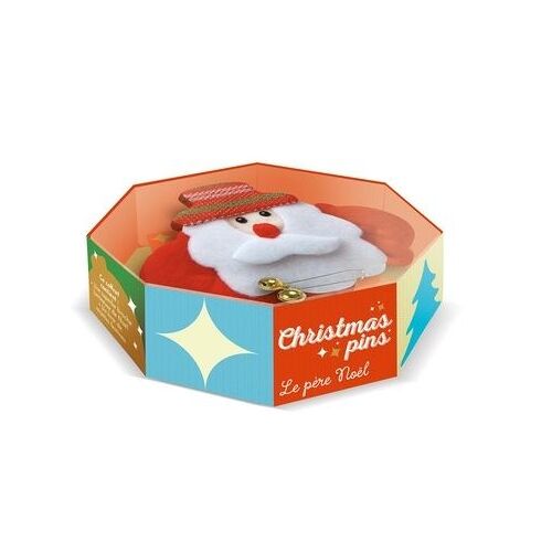 Christmas Pins Le Père Noël - Coffret Avec Une Superbe Broche Lumineuse De Noël