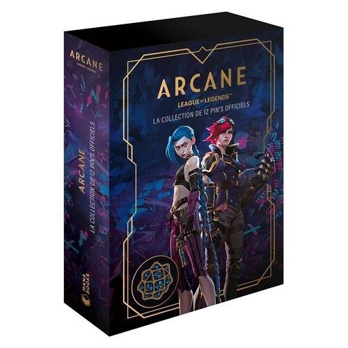 Arcane League Of Legends - La Collection De 12 Pin's Officiels
