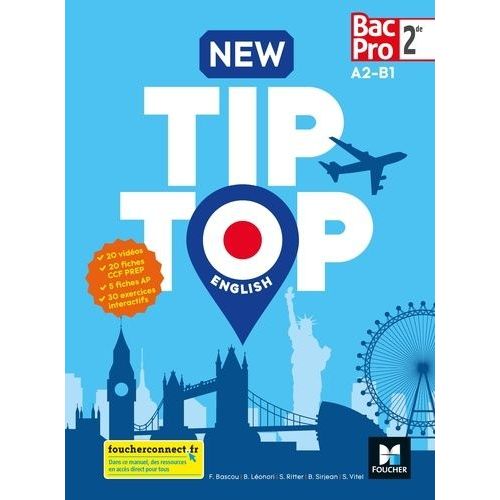 New Tip Top English 2de Bac Pro A2-B1