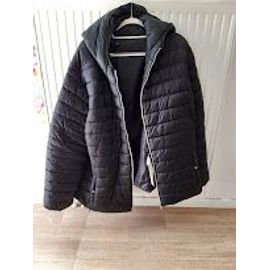 Doudoune Noire Avec Capuche