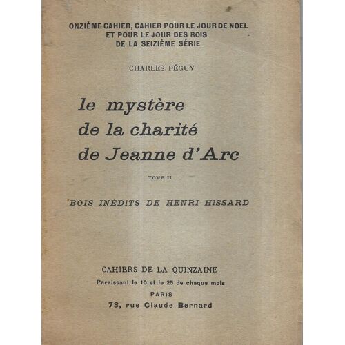 Le Mystère De La Charité De Jeanne D'arc