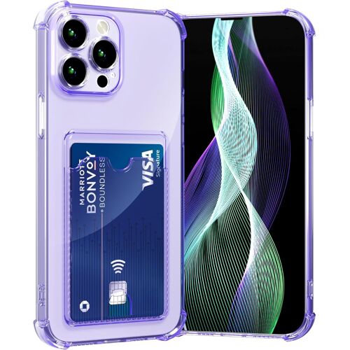 KAL-Coque Pour Iphone 16 Plus Étui Transparente Mince Coque Souple Tpu Étui Portefeuille Housse Sac Avec Porte Fente Carte Antichoc 6.7