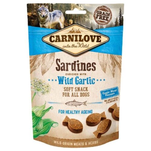 Carnilove - Friandises Semi-Humide Sardine Et Ail Pour Chien - 200g
