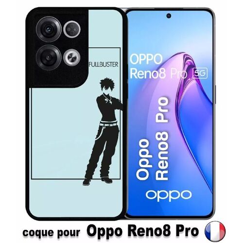 Coque pour oppo reno8 pro - fairy tail gray fullbuster - silicone - noir