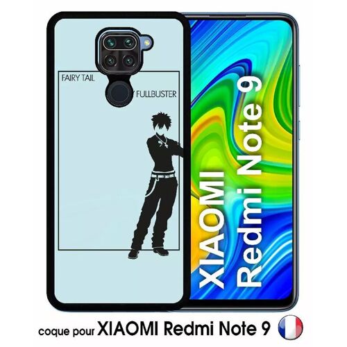 Coque Pour Xiaomi Redmi Note 9 - Fairy Tail Gray Fullbuster - Silicone - Noir