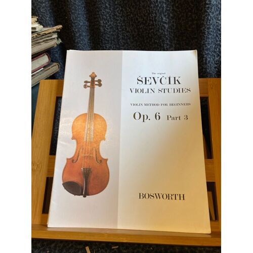 Sevcik Etudes Pour Violon Opus 6 Part. 3 Partition Éditions Bosworth