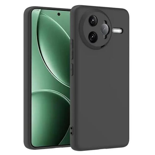 Coque Pour Xiaomi Poco F7 Ultra 5g - Housse Etui Silicone Gel Fine + Verre Trempe - Noir