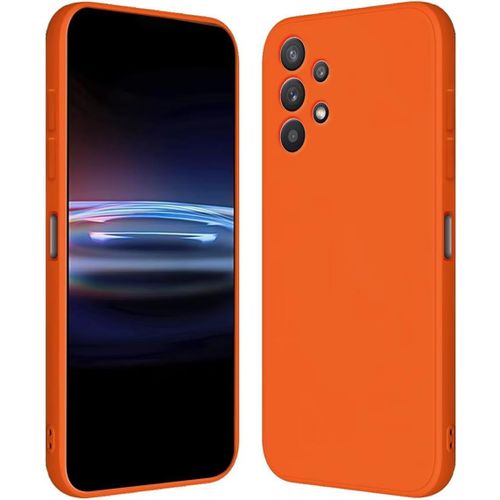 KAL-Coque Pour Samsung Galaxy A13 4G (6.6" Inches) Étui En Silicone Tpu Souple - Orange