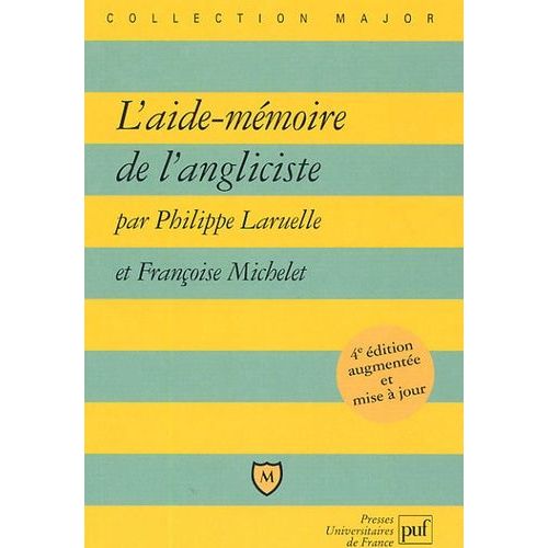 L'aide-Mémoire De L'angliciste