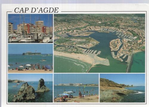 Carte Postale Du Cap D'agde (Hérault) 6 Vues