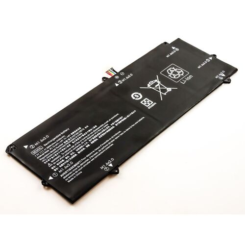 Batterie de Remplacement pour HP Pro x2 612 G2 Li-Polymer 7,7V 5400mAh 41,58Wh Noir