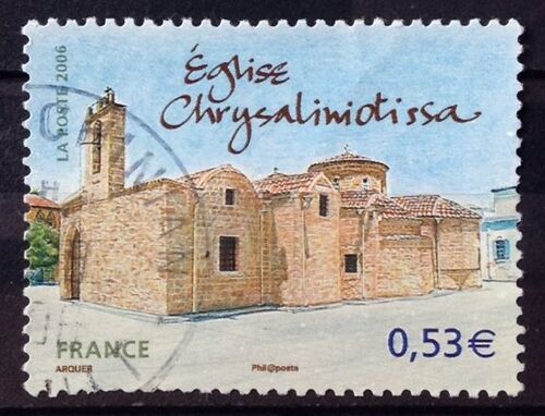 Capitales Européennes - Nicosie - Eglise Chrysaliniotissa (Joli N° 3929) Obl - France Année 2006 - N27438