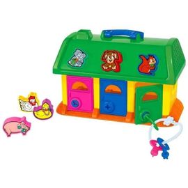 Maison d'Activité Motrice Polesie Vivarium 28cm - Jeu d'Encastrement Bébé